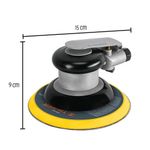 Lijadora Orbital Neumática Industrial de 6 plg 10,000 Rpm