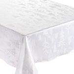 Mantel Rectangular Navideño Blanco