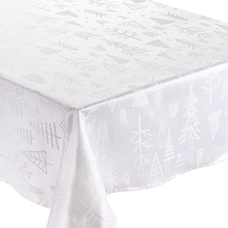 Mantel Rectangular Navideño Blanco