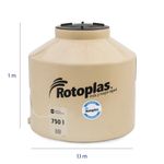 Deposito para Agua Tricapa 750 Litros