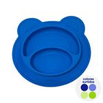 Plato de Silicón con Forma de Oso Colores Surtidos