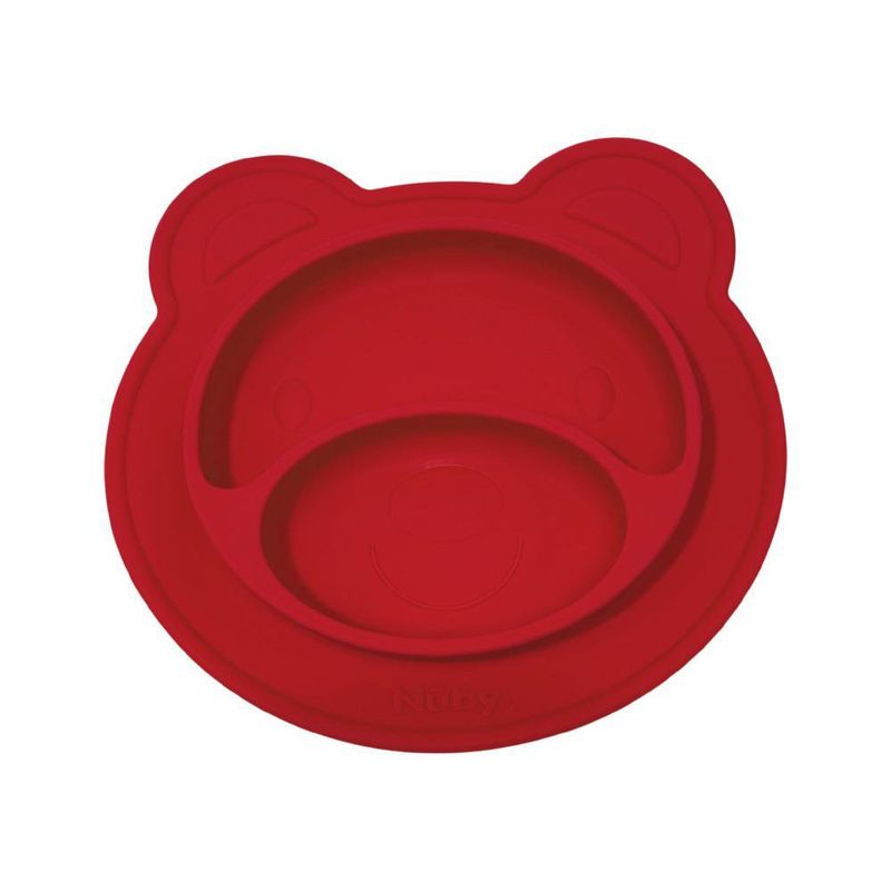 Plato de Silicón con Forma de Oso Colores Surtidos