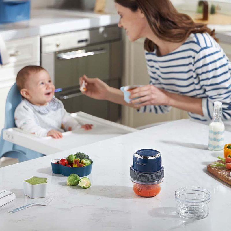 Procesador de Alimentos Inalámbrico Azul