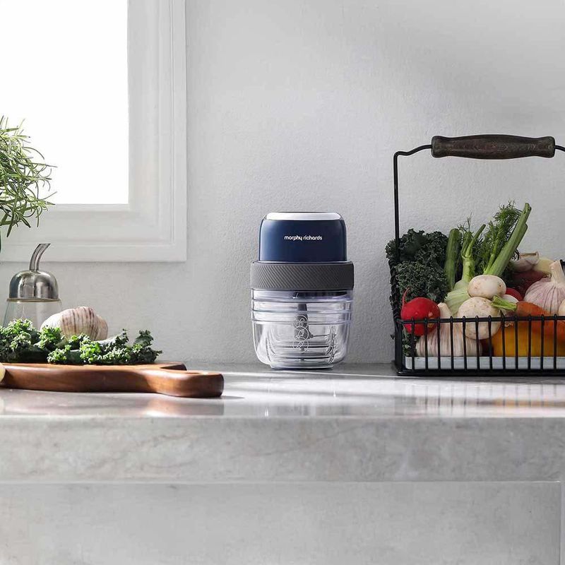 Procesador de Alimentos Inalámbrico Azul