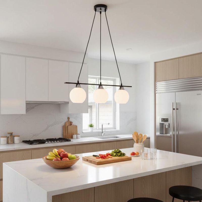 Lámpara de Techo 3 Luces Satín Niquelado E27 60W