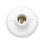 Plafonera Básica Base E-27 Blanca