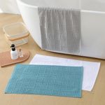 Alfombra para Baño Verde 40x70 Cm