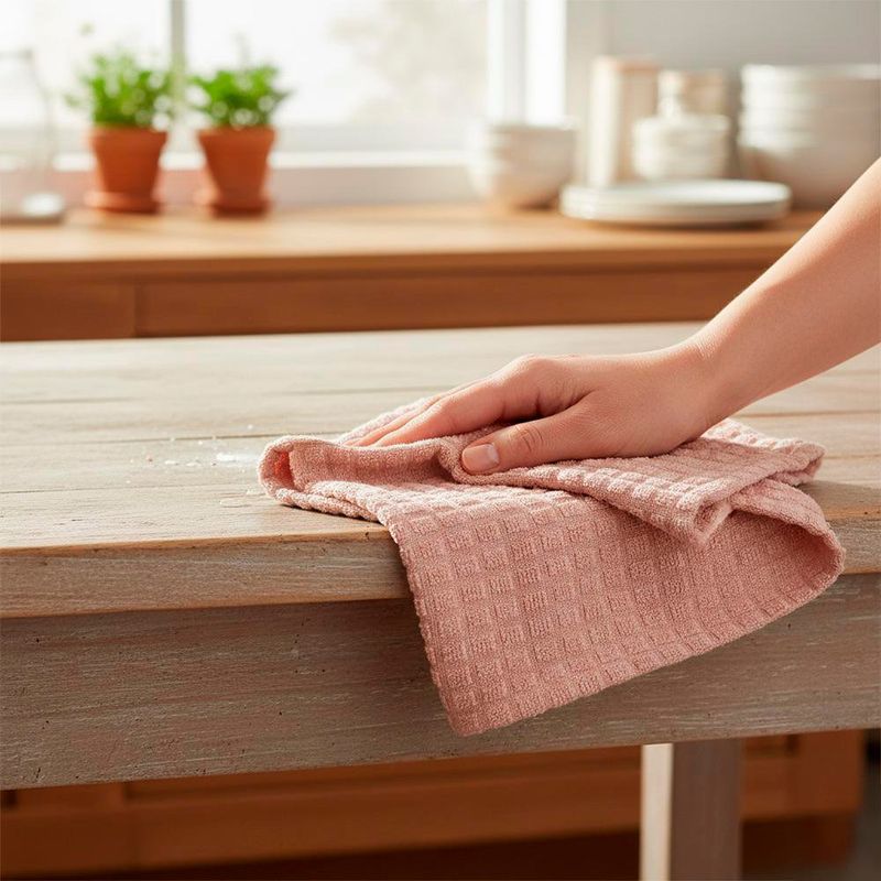 Set 2 Toallas de Cocina con Diseño Café