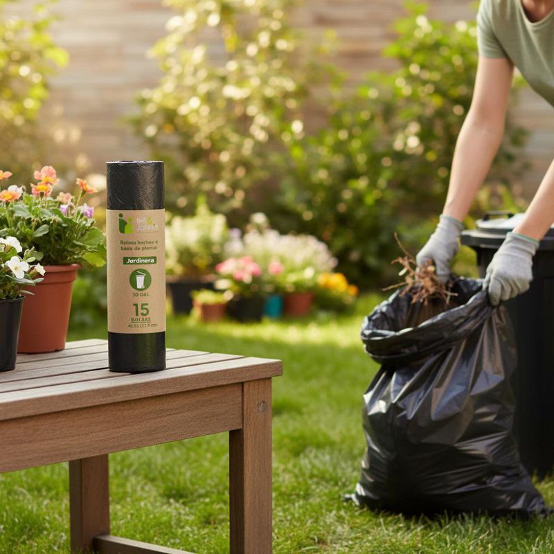 Bolsa Biodegradable para Basura Tamaño Xl de 15 Pzas