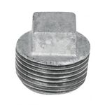 Tapón Macho de Acero Galvanizado 2 Plg con Rosca