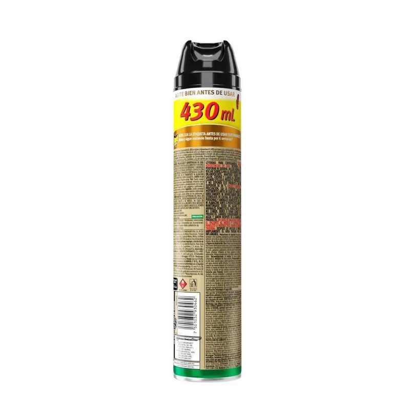Insecticida en Aerosol con Esencia de Eucalipto 430 Ml