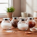 Set de 4 Especieros de Vidrio 150Ml