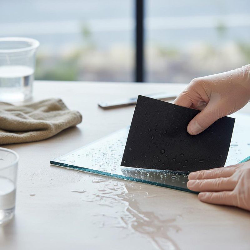 Lija de Agua Grano 400 Color Negro