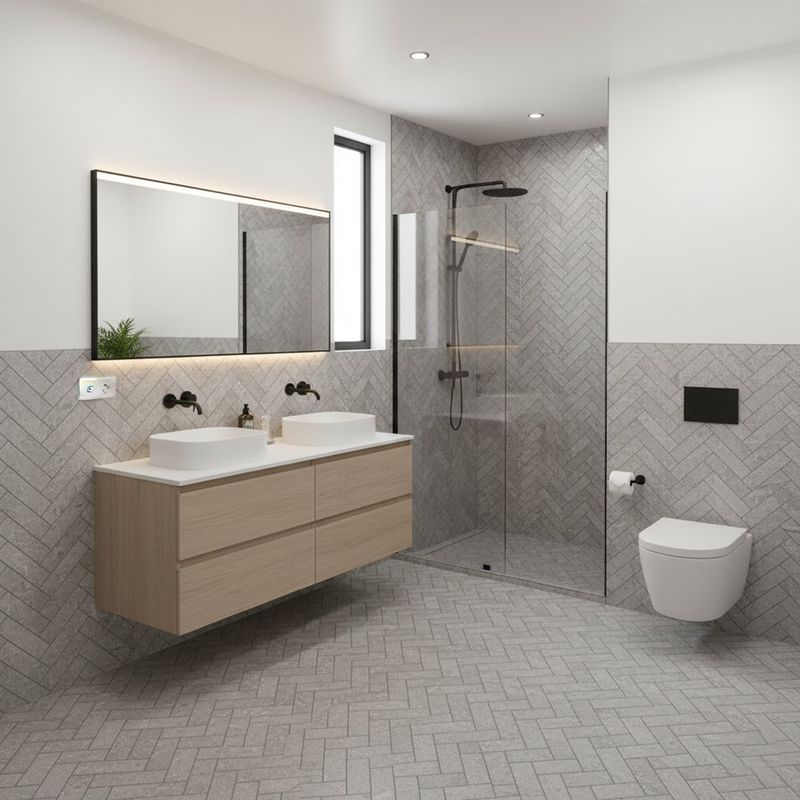 Piso Cerámico Valparaiso Graphite 20 x 20 Cm