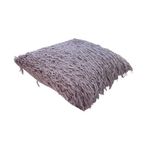 Cojín Decorativo tipo Peluche Morado 45 x 45 Cm