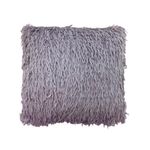 Cojín Decorativo tipo Peluche Morado 45 x 45 Cm