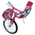 Bicicleta BMX 20 Plg con Portamuñeca Friends Colores Surtidos