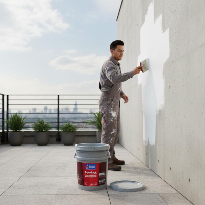 Impermeabilizante y Termoreflectante Aqualock 8000