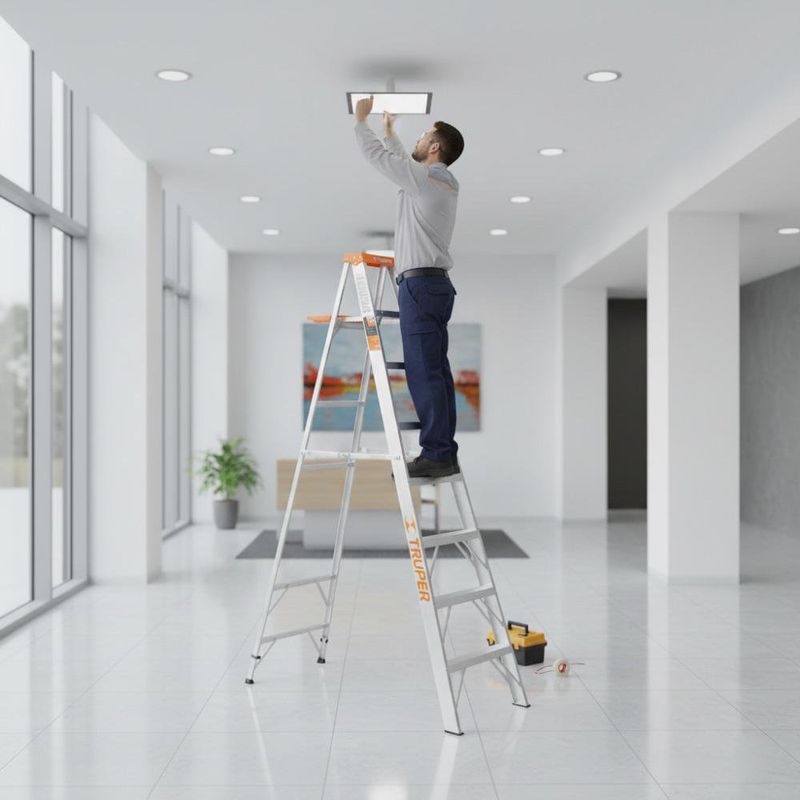 Escalera Tipo Tijera de 7 Peldaños