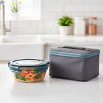 Recipiente Redondo Negro 350 ml