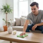 Set de 3 Toallas Limpiadoras de Microfibra Color Verde