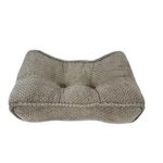 Cojín de Espalda Beige Texturizado 40 x 22 Cm