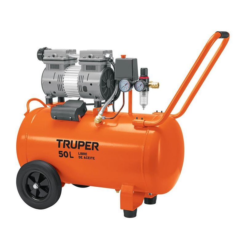 Compresor de Aire Horizontal Silencioso 50 L 2 Hp