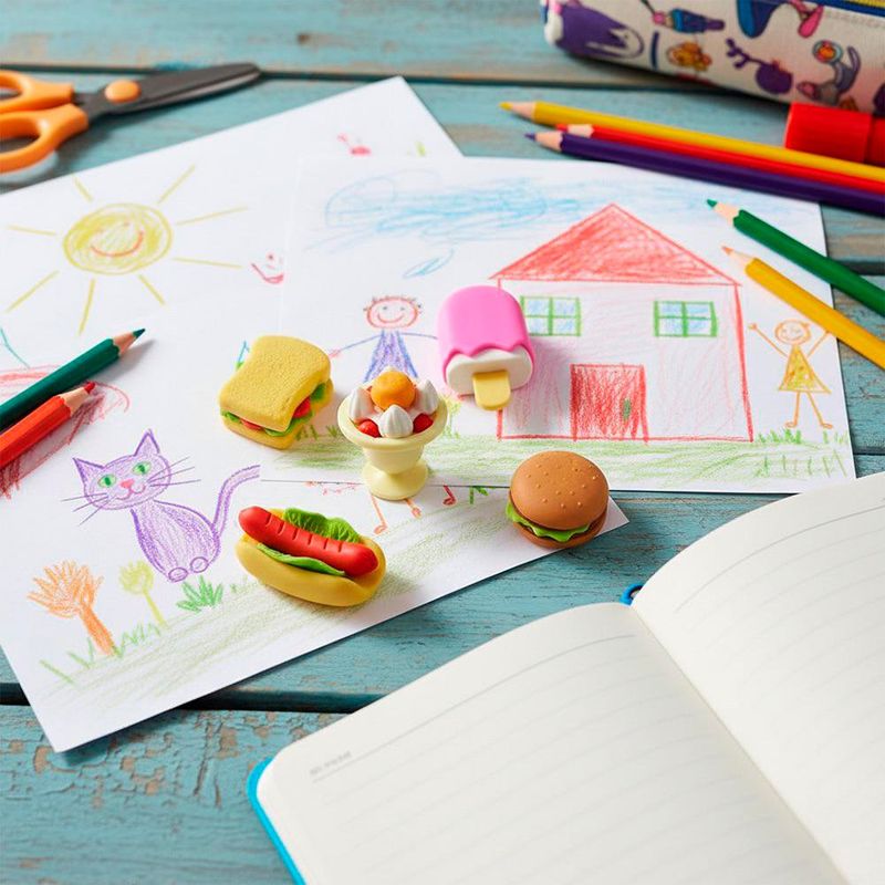 Set de Borradores de Comida Surtido