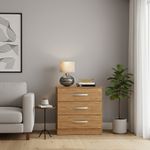 Gavetero Clara con 3 Gavetas 71 Cm X 45 Cm Color Café