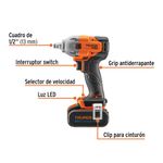 Llave de Impacto Inalámbrica 20 V