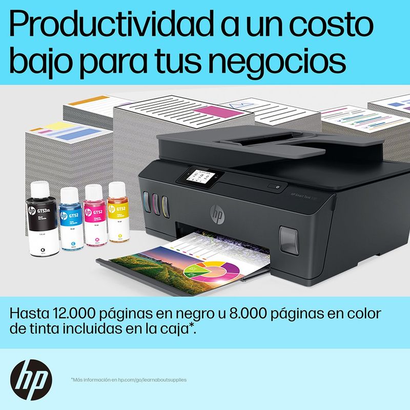Impresora Multifuncional HP Smart Tank 530 (4SB24A)
