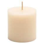 Vela Cilíndrica Beige con Aroma Pequeña