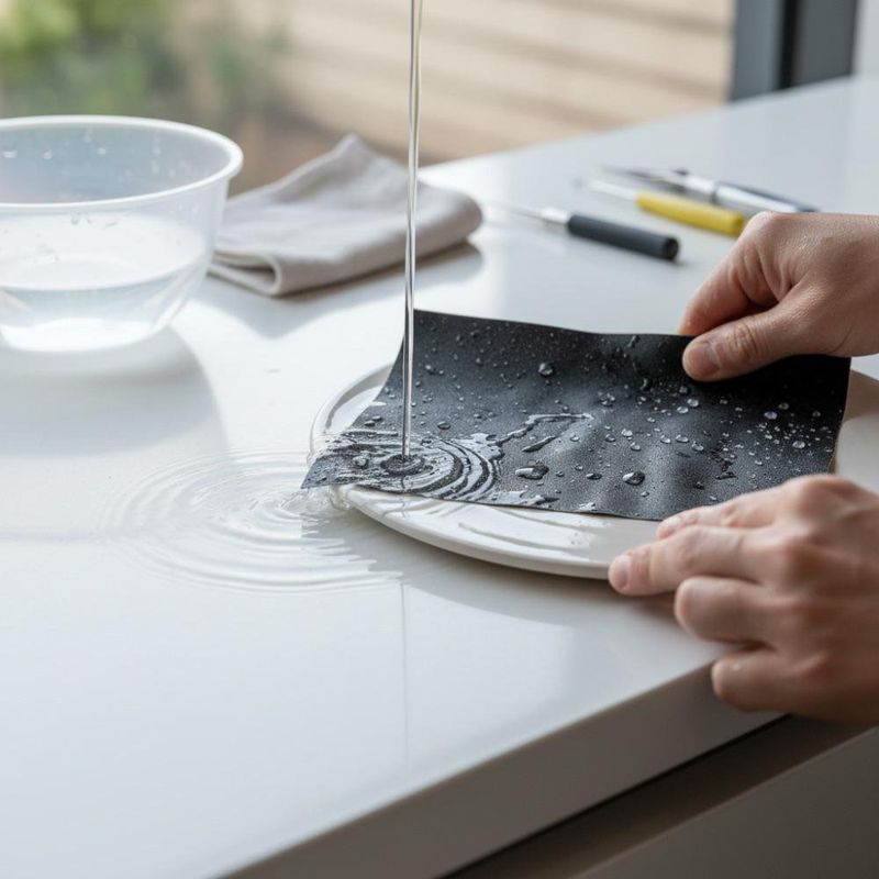 Lija de Agua Grano 240 Color Negro