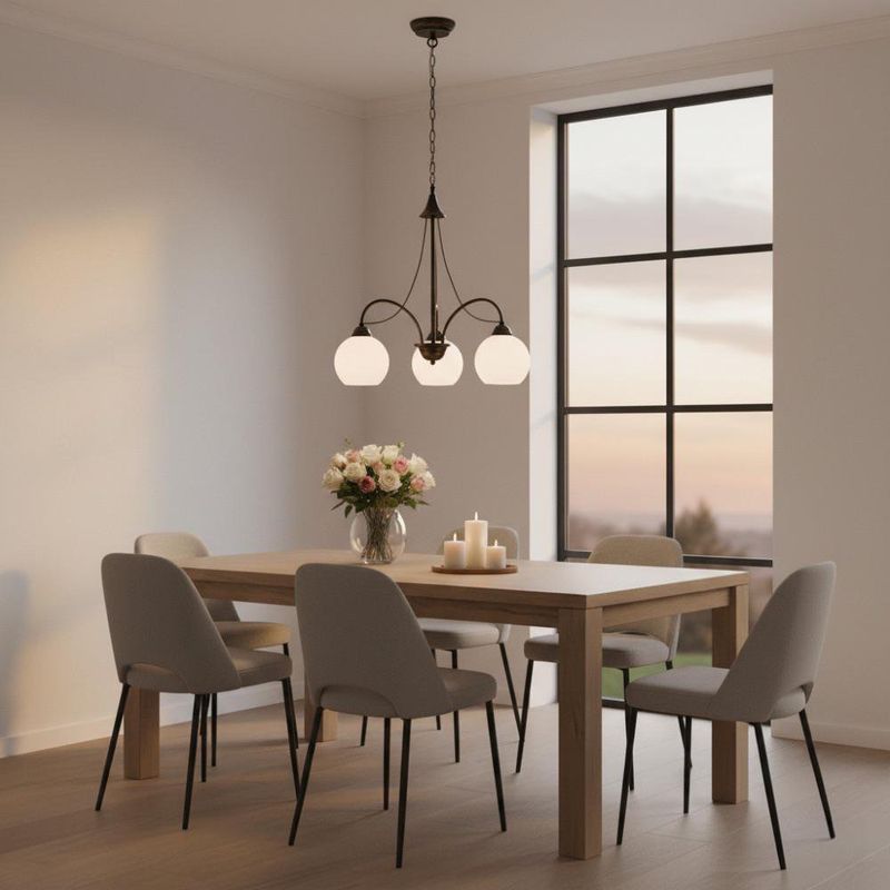 Lámpara Colgante de 3 Luces 40 W