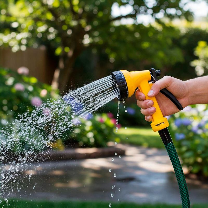 Pistola Plástica para Riego 5 Funciones