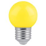 Bombilla LED Base E27 de 1W G45 Tipo Globo Luz Cálida
