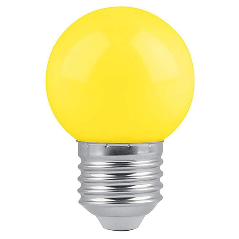 Bombilla LED Base E27 de 1W G45 Tipo Globo Luz Cálida