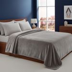 Frazada de Terciopelo Gris