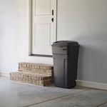 Bote de Jardín Plástico Negro 34 Gal