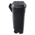 Bote de Jardín Plástico Negro 34 Gal