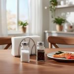 Salero/Pimentero de Vidrio Transparente