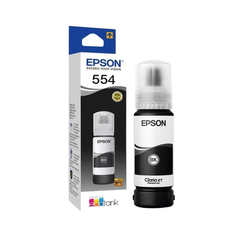 Botella de Tinta 554 Negro para Sistema Ecotank