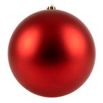 Esfera Navideña Clásica Roja Mate