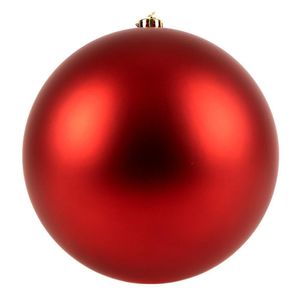 Esfera Navideña Clásica Roja Mate