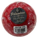 Vela Esférica Roja Extra Grande para Navidad No. 9