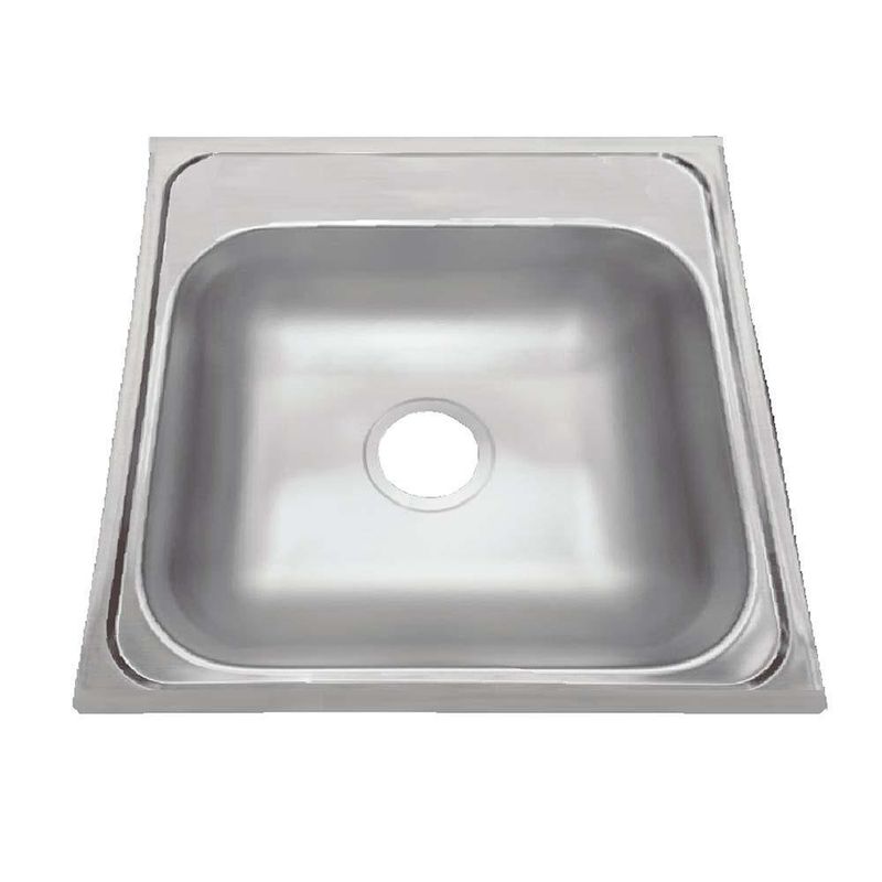 Lavatrastos de Empotrar Acero Inoxidable 47 x 49 Cm M-100