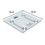 Balanza para Baño Digital de Vidrio Transparente