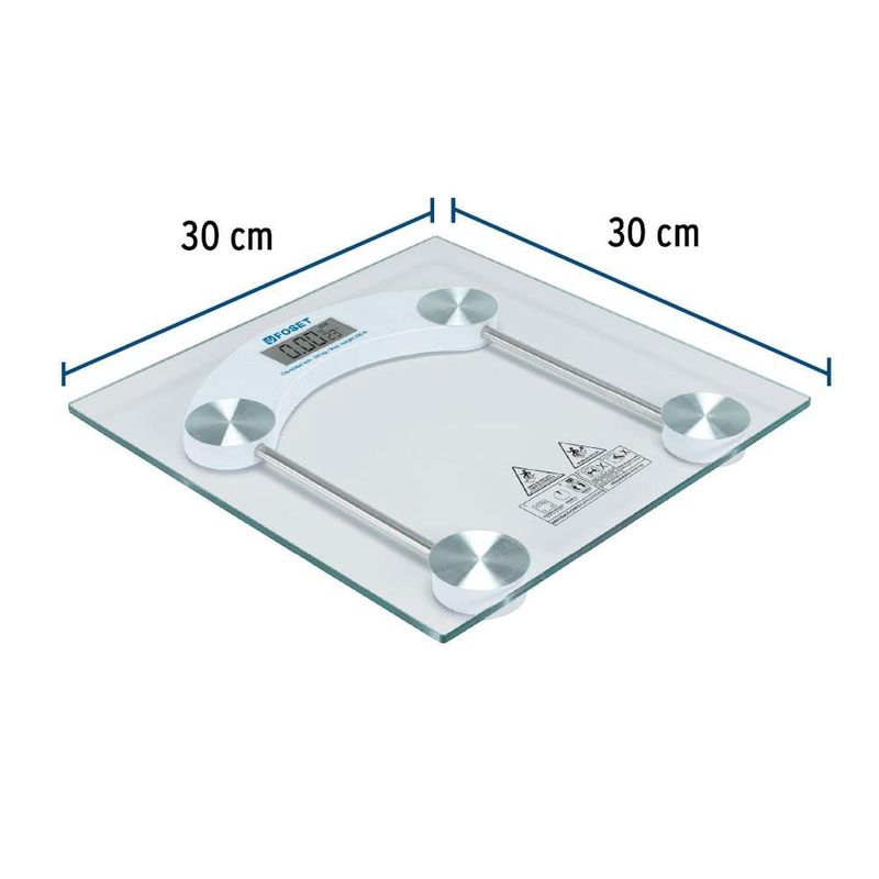 Balanza para Baño Digital de Vidrio Transparente