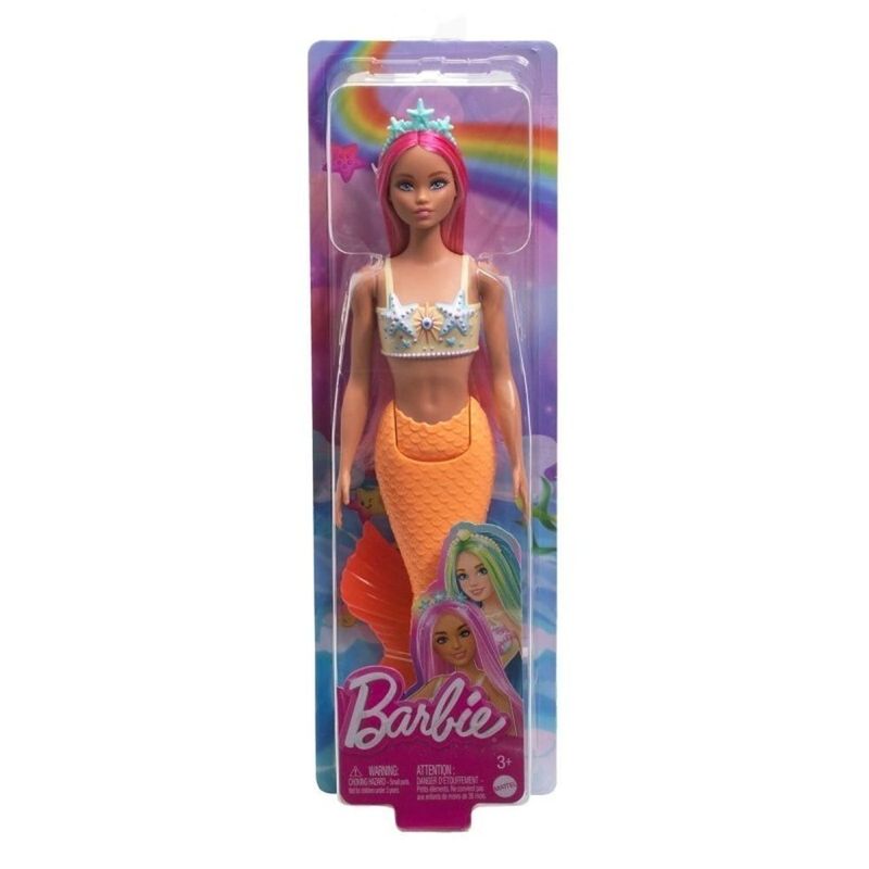 Muñeca Barbie Sirena Cabello Fantasía - Diseños Surtidos