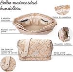 Pañalera Wonderland de Hombro Beige